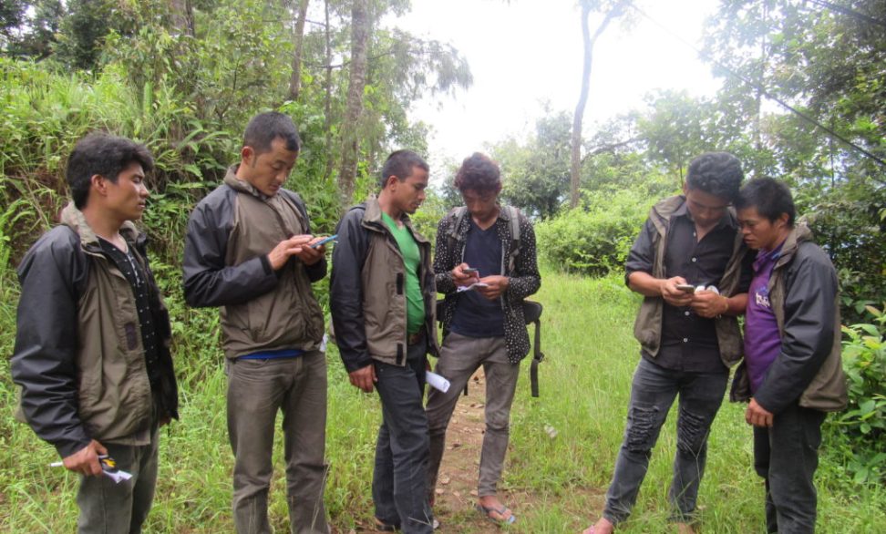 Forest guardians using app