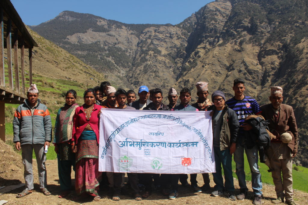 Participants of conservation workshop for herders in Kalikot district, Western Nepal