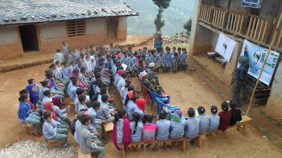 School outreach in Western Nepal