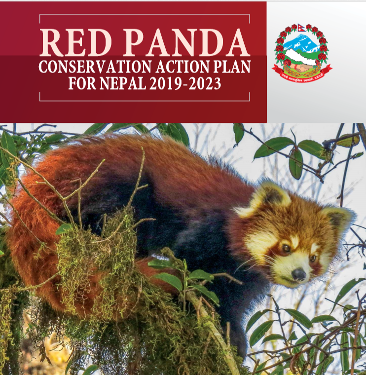 Cover of Nepal's red panda conservation action plan