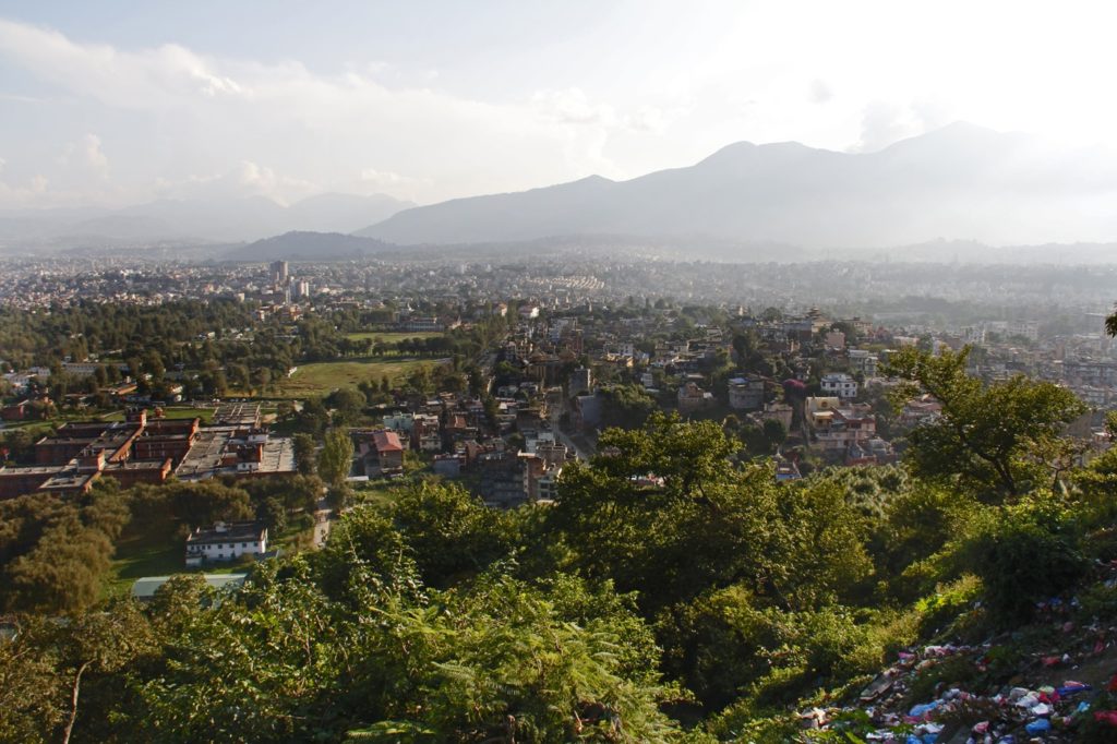 View of the Kathmandu Valley