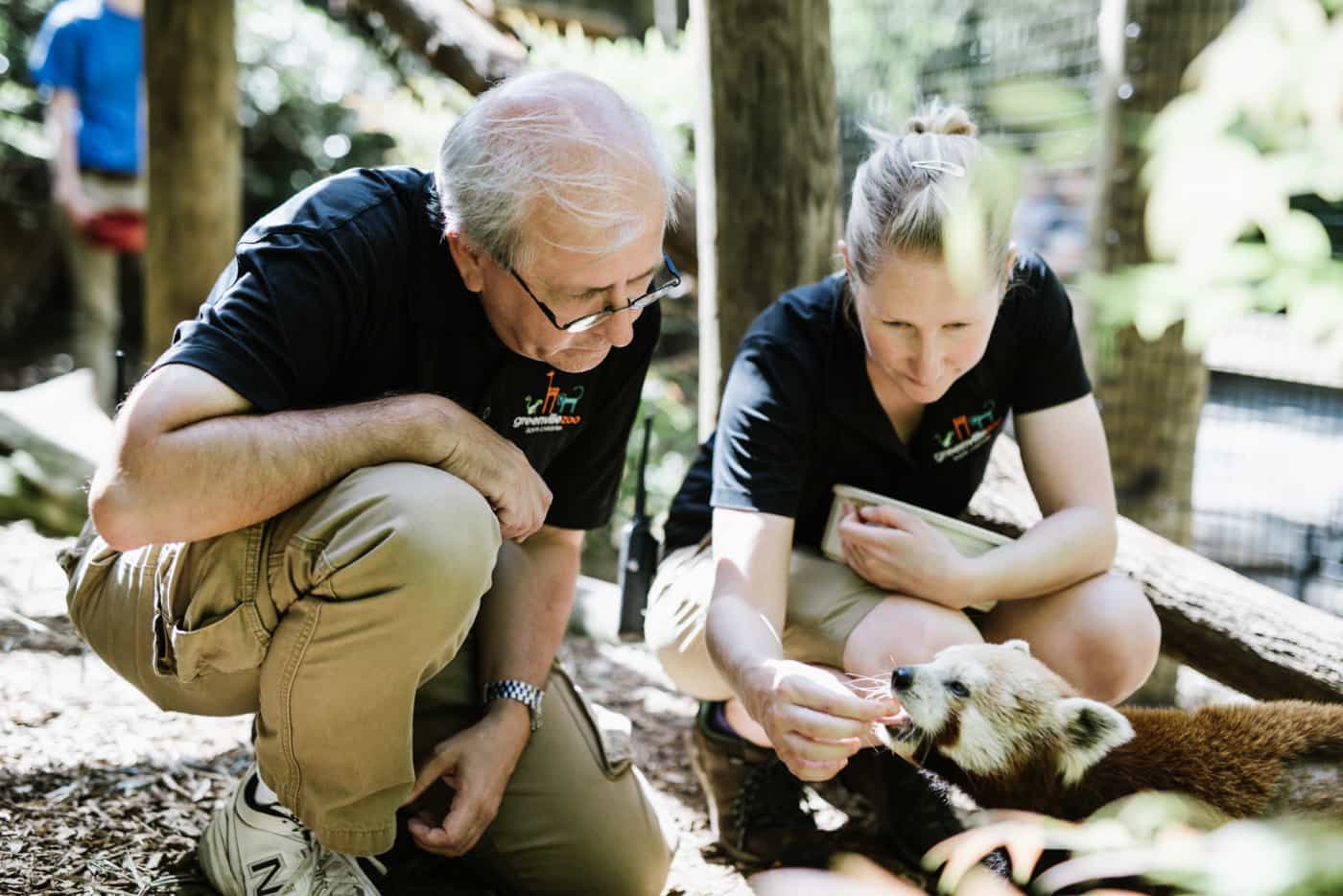 Keepers at Greenville Zoo