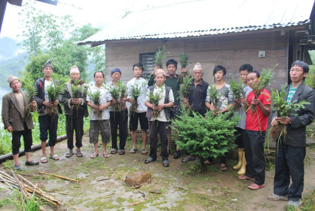 Participants of organic farming training